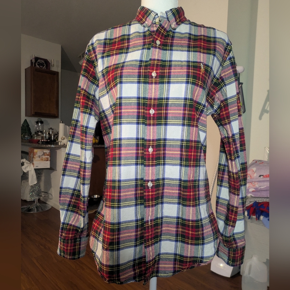 Ralph Lauren Plaid Collared Shirt